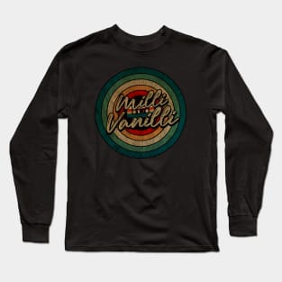 Milli Vanilli_ -  Vintage Circle kaset Long Sleeve T-Shirt